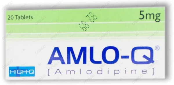 Amlo-Q Tablets 5Mg (1 Strip = 10 Tablets)