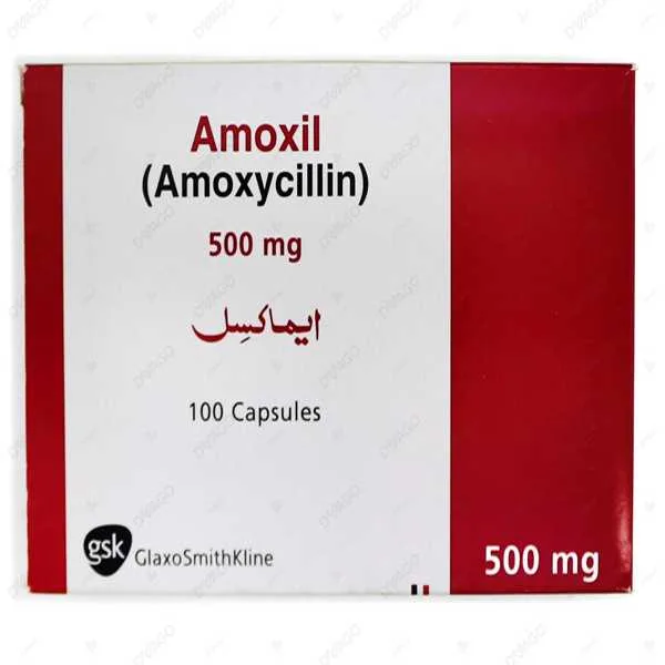 Amoxil Capsules 500Mg (1 Strip = 20 Capsules)