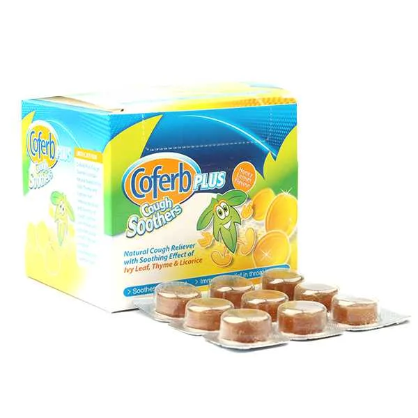 Coferb Plus Cough Soothers Tablets (1 Box = 6 Strips) (1 Strip = 9 Tablets)