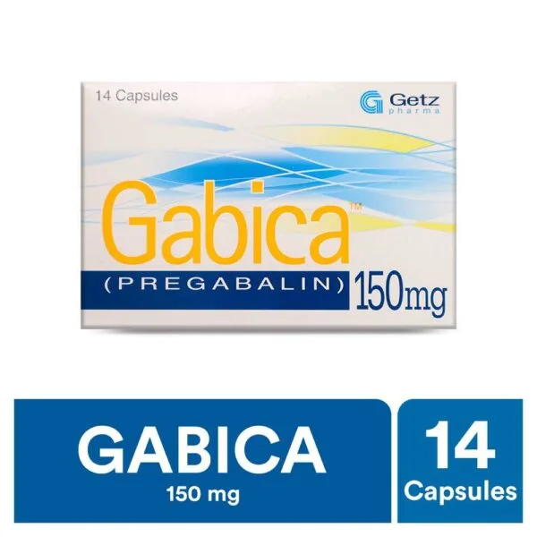 Gabica Capsules 150Mg (1 Strip = 7 Capsules)