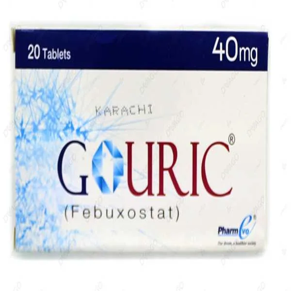 Gouric Tablets 40Mg (1 Box = 2 Strips) (1 Strip = 10 Tablets)