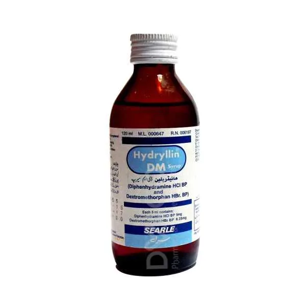 Hydryllin Dm Syrup 120Ml