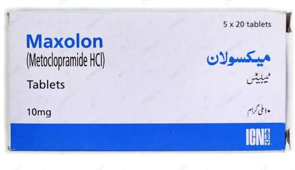 Maxolon Tablets 10Mg (1 Strip = 20 Tablets)