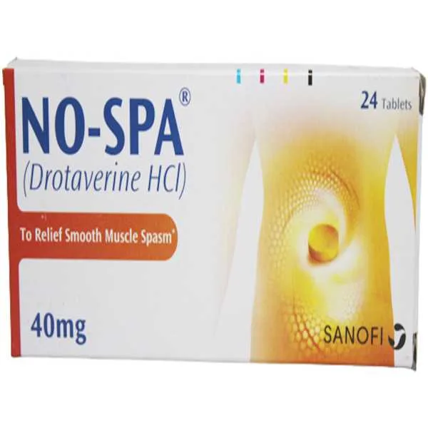 No-Spa Tablets 40Mg (1 Box = 1 Strip ) (1 Strip = 24 Tablets)