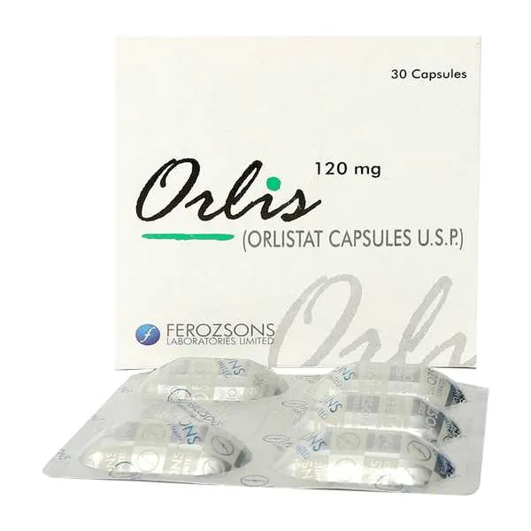 Orlis Capsules 120Mg (1 Box = 3 Strips) (1 Strip = 10 Capsules)