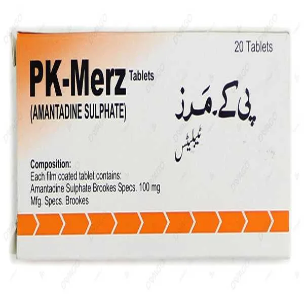Pk-Merz Tablets 100Mg (1 Box = 2 Strips) (1 Strip = 10 Tablets)