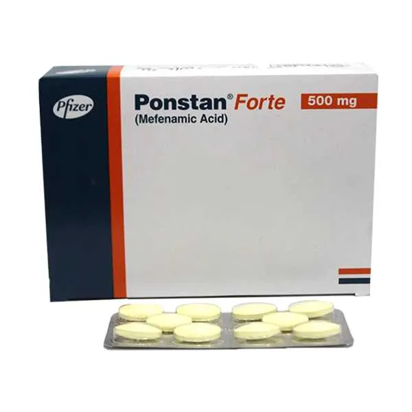 Ponstan Forte Tablets 500Mg  (1 Strip = 10 Tablets)