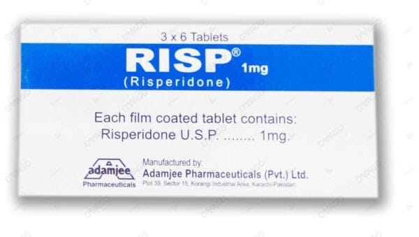 Risp Tablets 1Mg (1 Box = 3 Strips) (1 Strip = 6 Tablets)