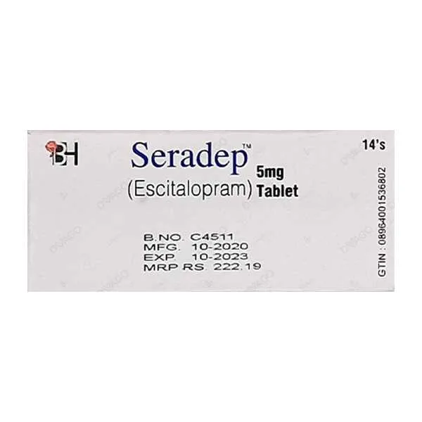 Seradep Tablets 5Mg (1 Strip = 7 Tablets)