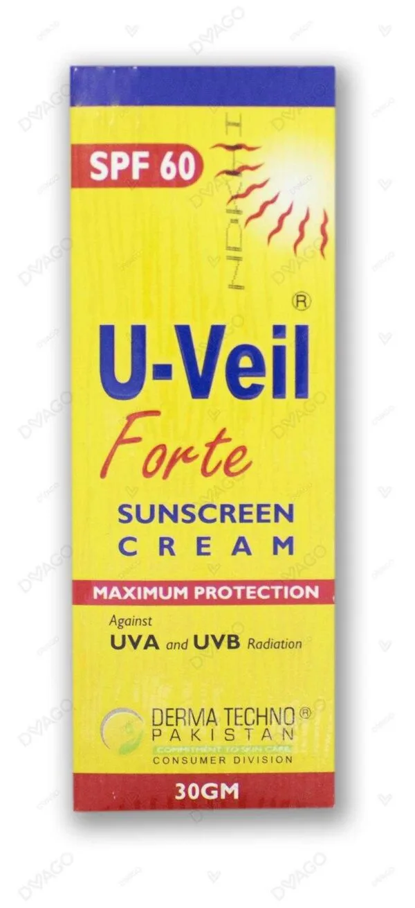 U-Veil Forte Spf-60 Sunscreen Cream 30G